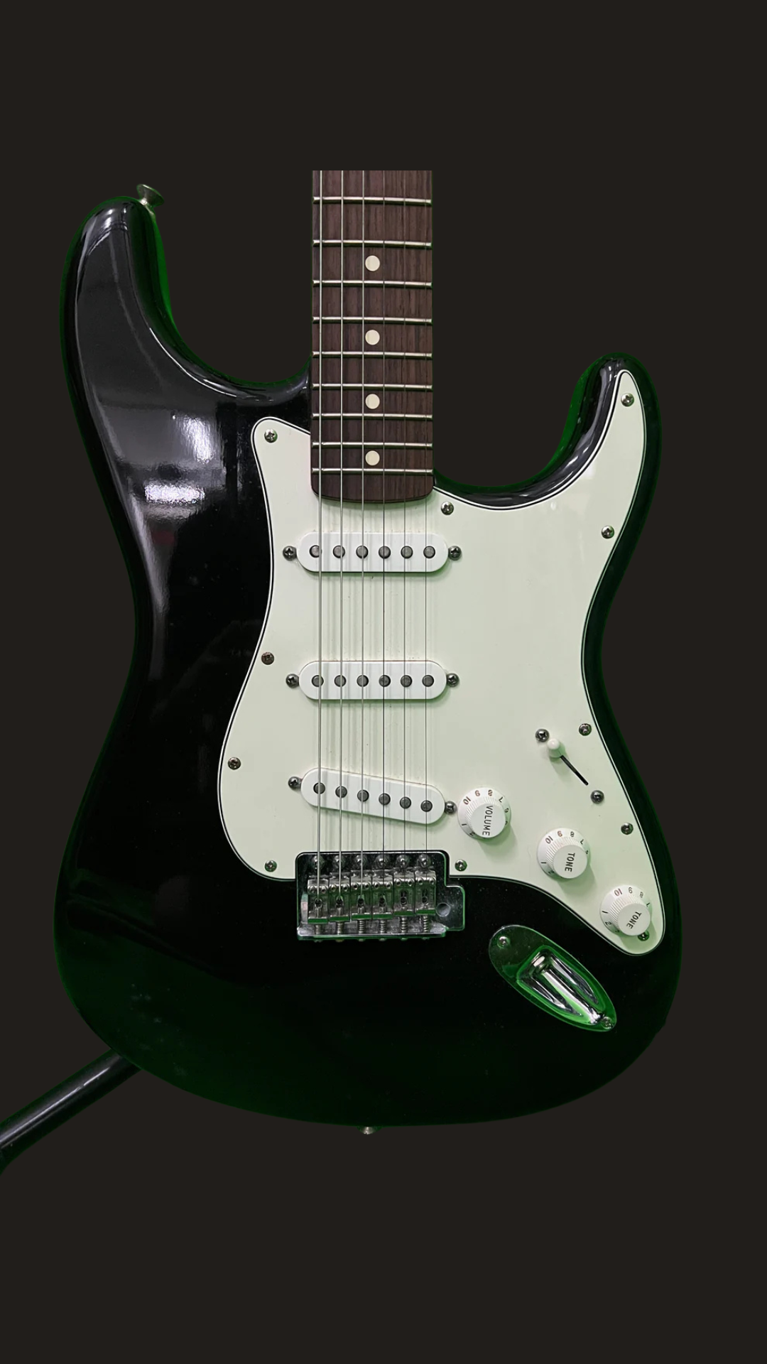 Fender MIM standard stratocaster blacktop (used)
