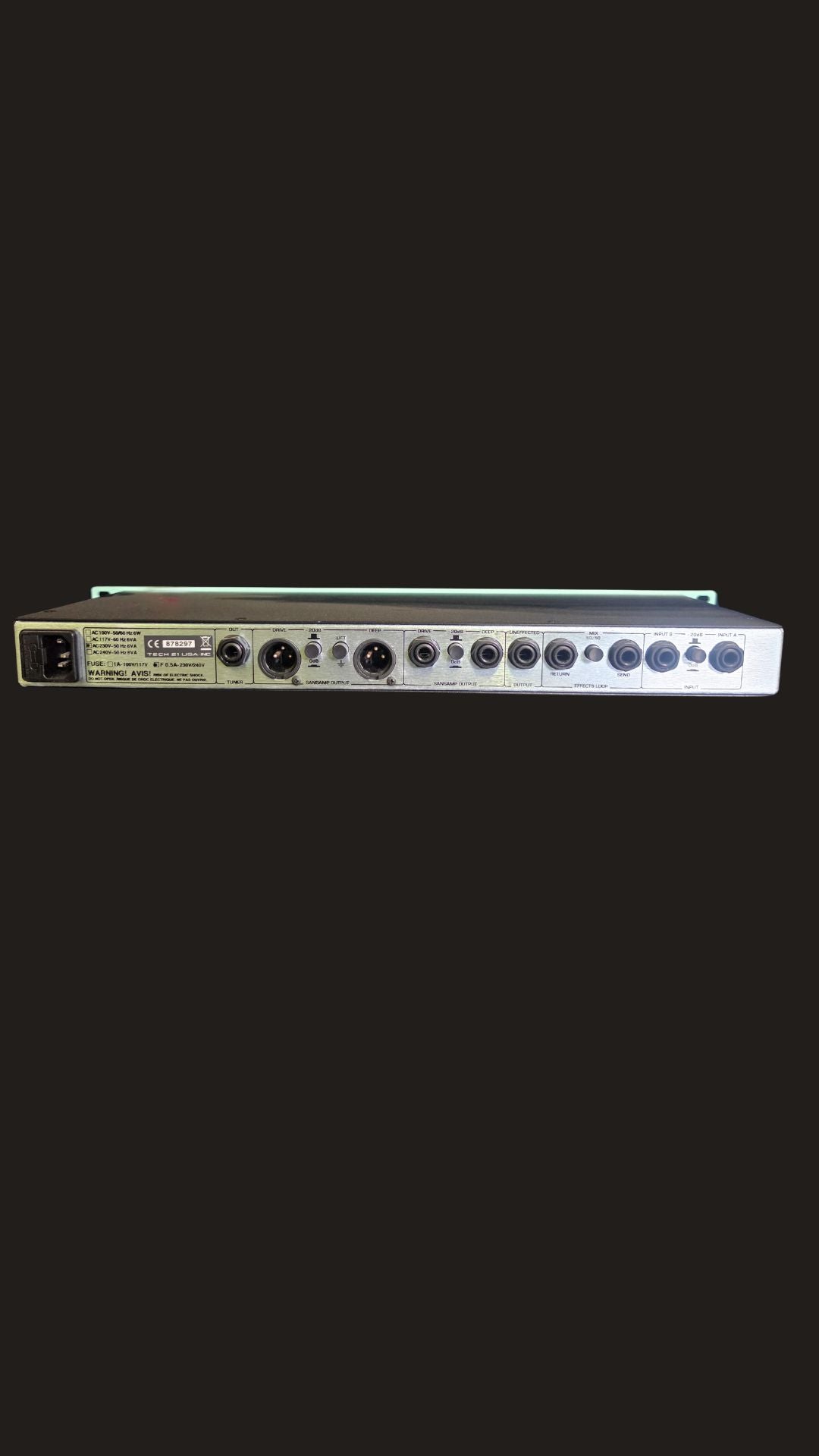 Tech 21 GED-2112 Geddy Lee Signature SansAmp Bass Preamp