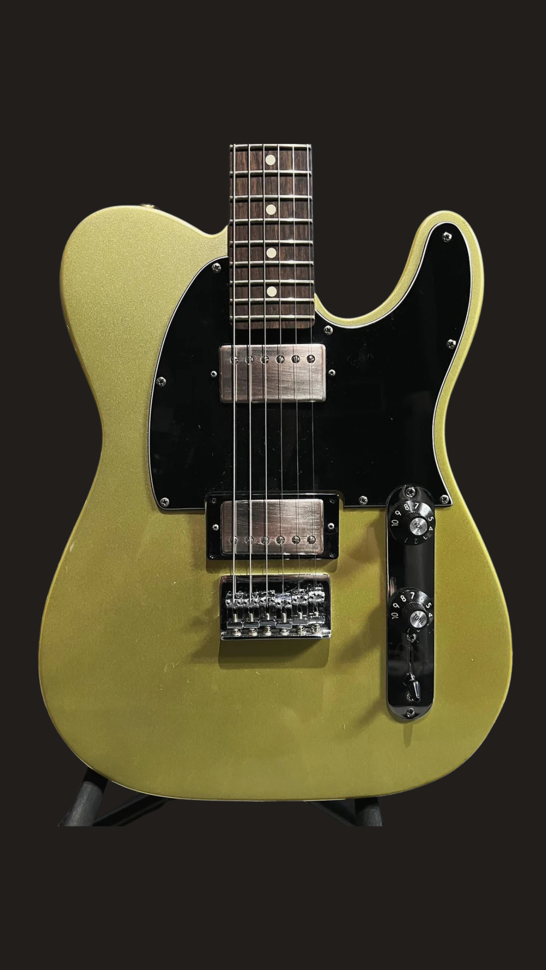 Fender MIM standard telecaster blacktop HH (used)
