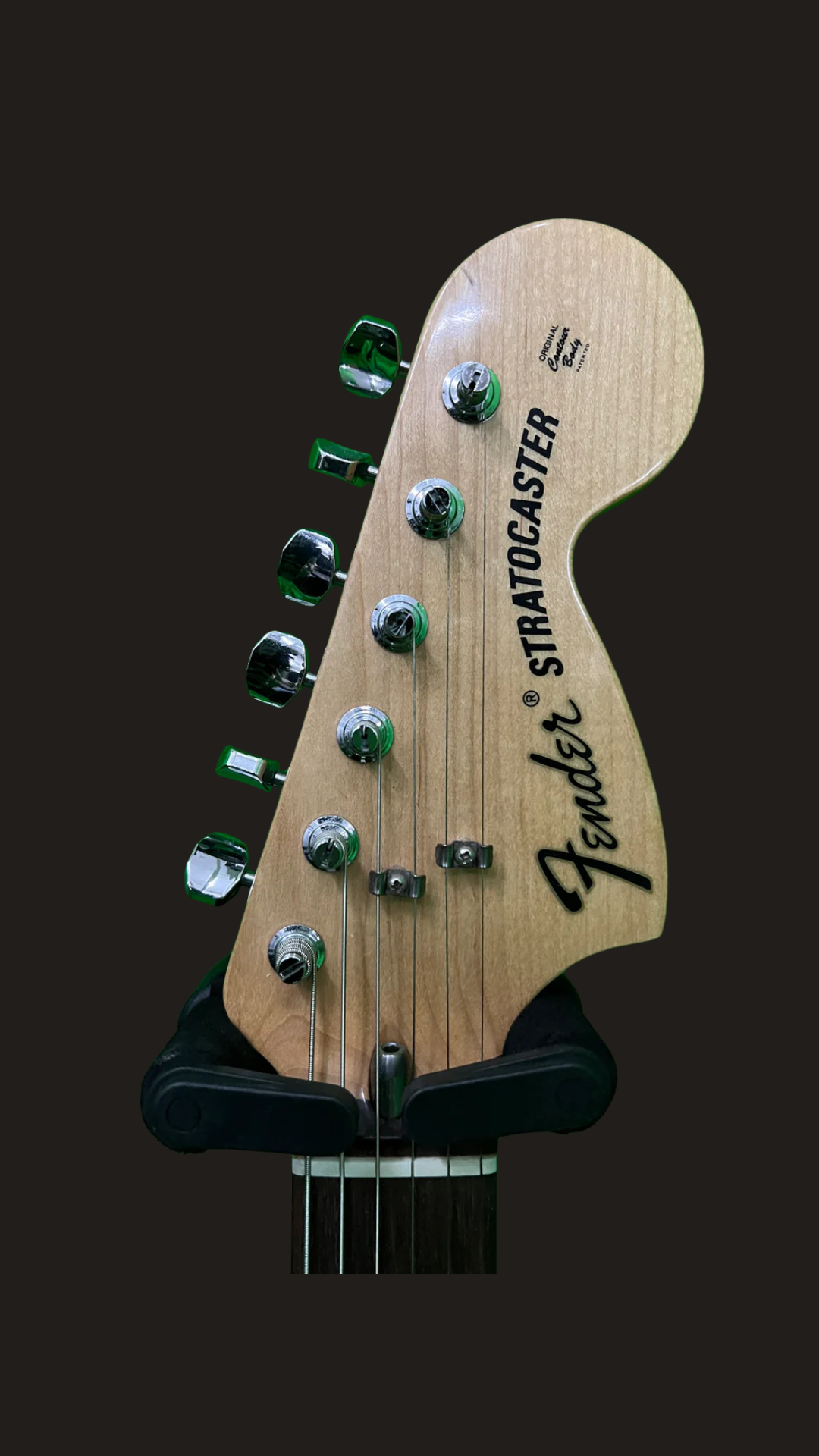 Fender MIM standard stratocaster 70's blacktop (used)