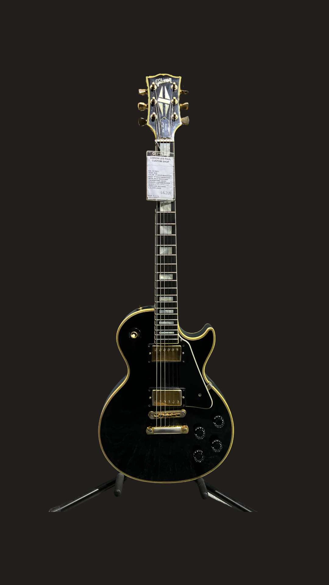 Gibson les paul custom shop black beauty (used)