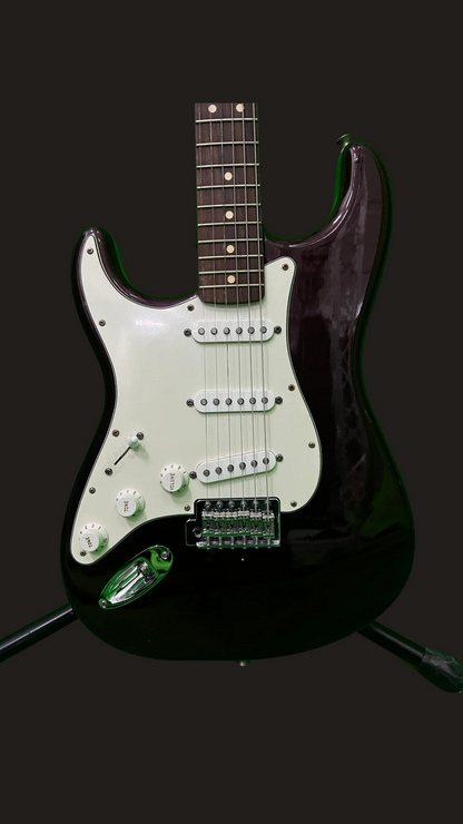 Fender MIM standard stratocaster lefty midnight wine (used)