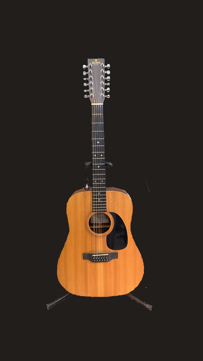Sigma DM12E+ 12 Strings Electro Acoustic Guitar