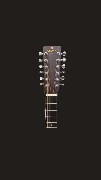 Sigma DM12E+ 12 Strings Electro Acoustic Guitar
