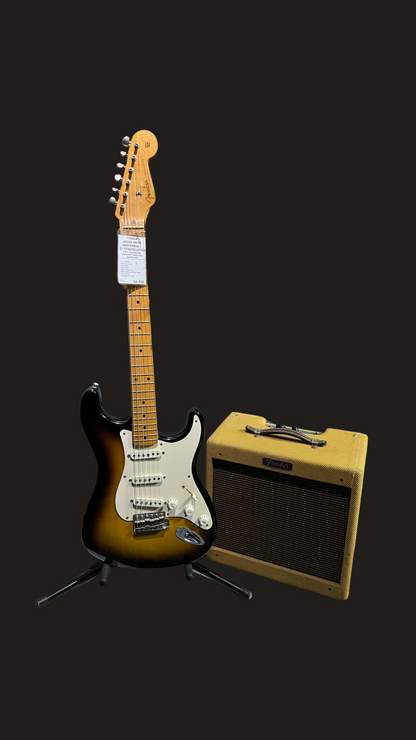 Fender jason smith 57's masterbuilt with 50th anniversary matching tweed pro junior amp (used)