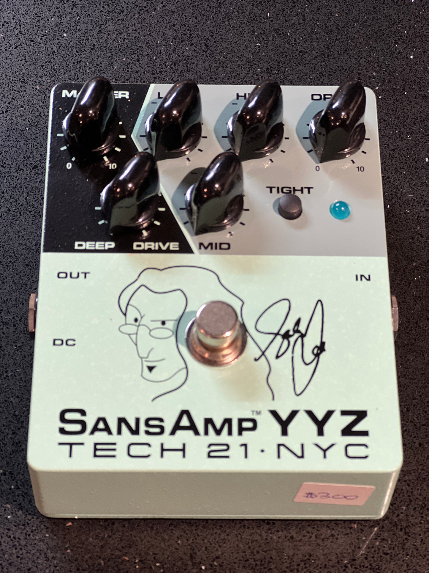 Tech 21 Geddy lee yyz signature