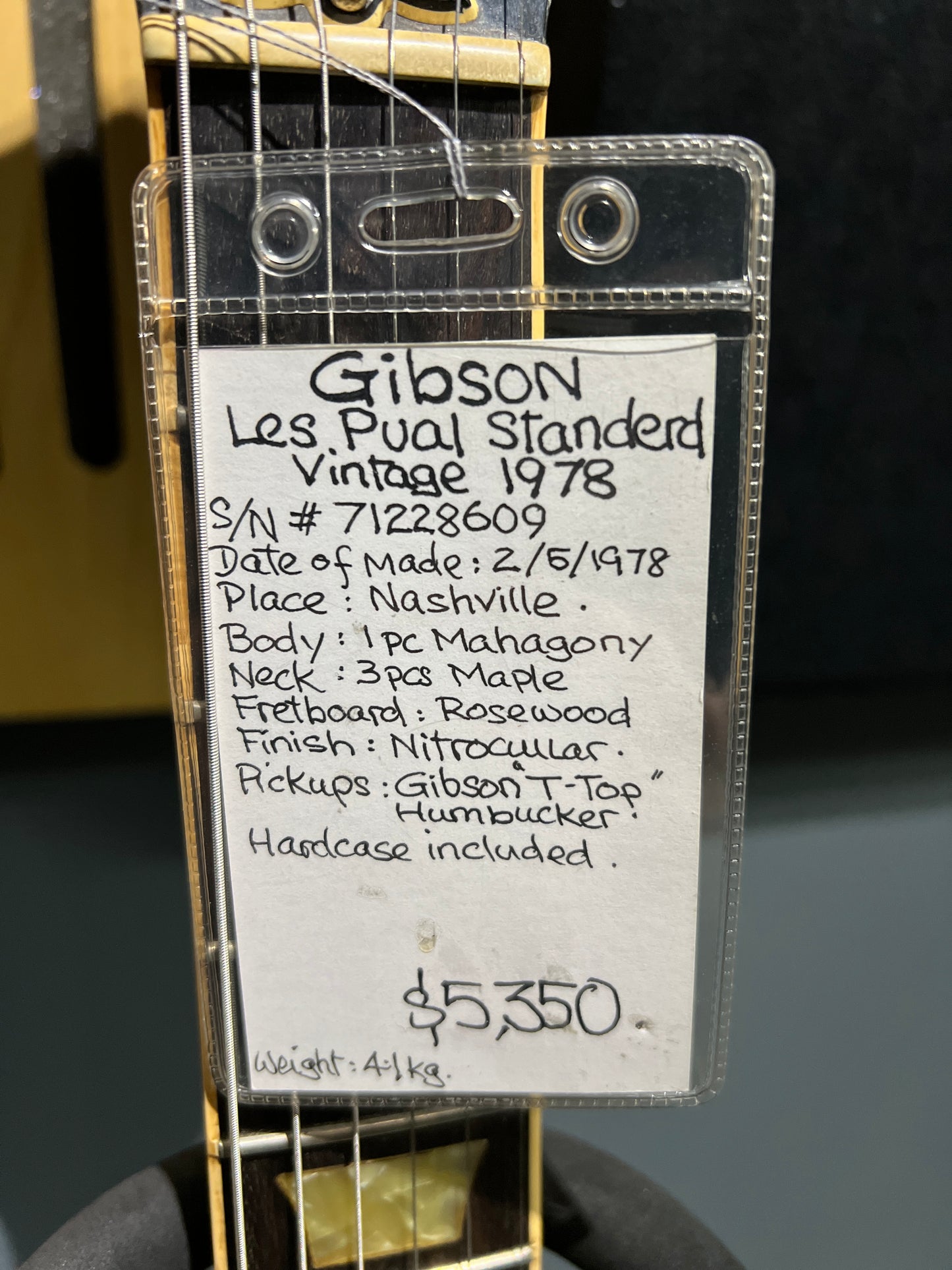 Gibson Les paul standard vintage 1978 (used)