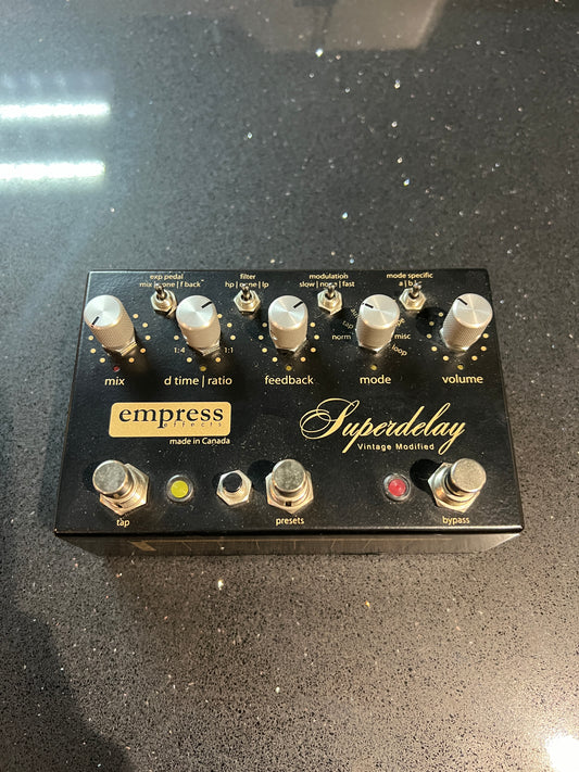 Empress effects super delay vintage modified