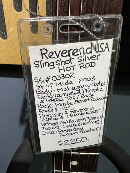 Reverend USA slingshot silver hotrod (used)