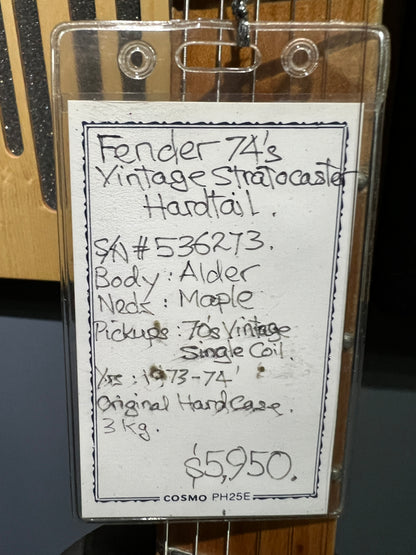 Fender 74's vintage stratocaster hardtail (used)