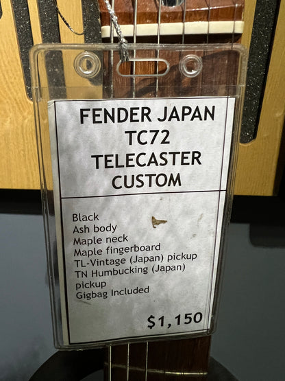 Fender japan TC72 custom telecaster (used)