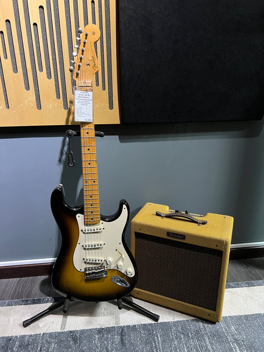 Fender jason smith 57's masterbuilt with 50th anniversary matching tweed pro junior amp (used)