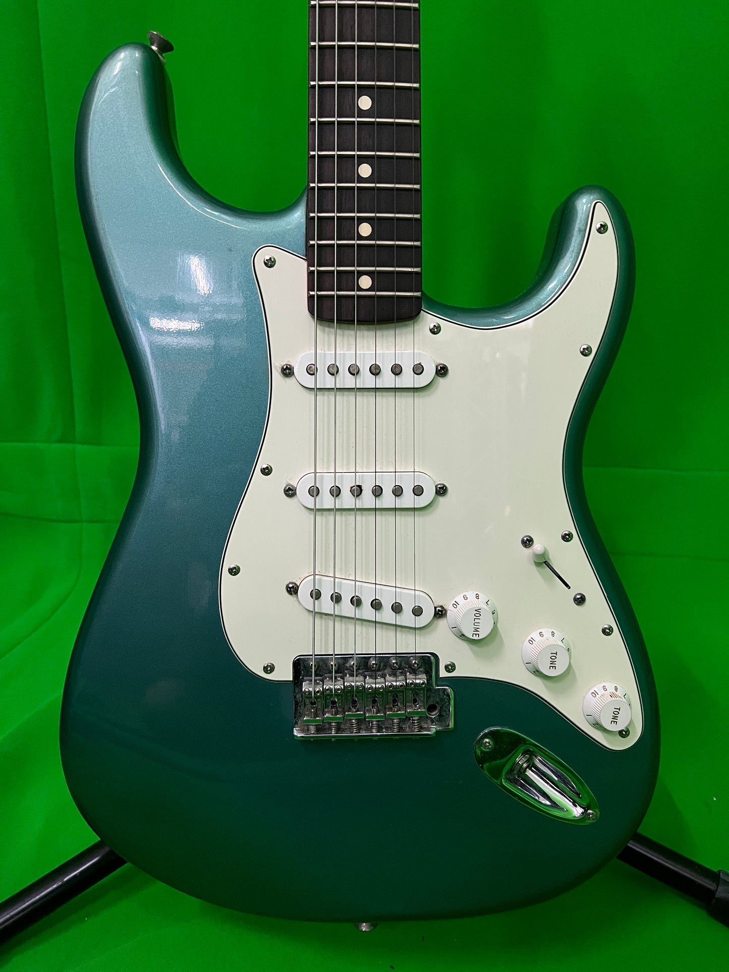 Fender MIM standard stratocaster turquoise (used)