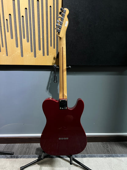 Fender MIM telecaster lefty red wine (used)