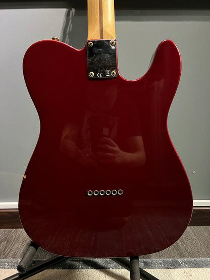 Fender MIM telecaster lefty red wine (used)