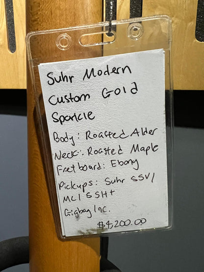 Suhr modern custom gold sparkle (used)