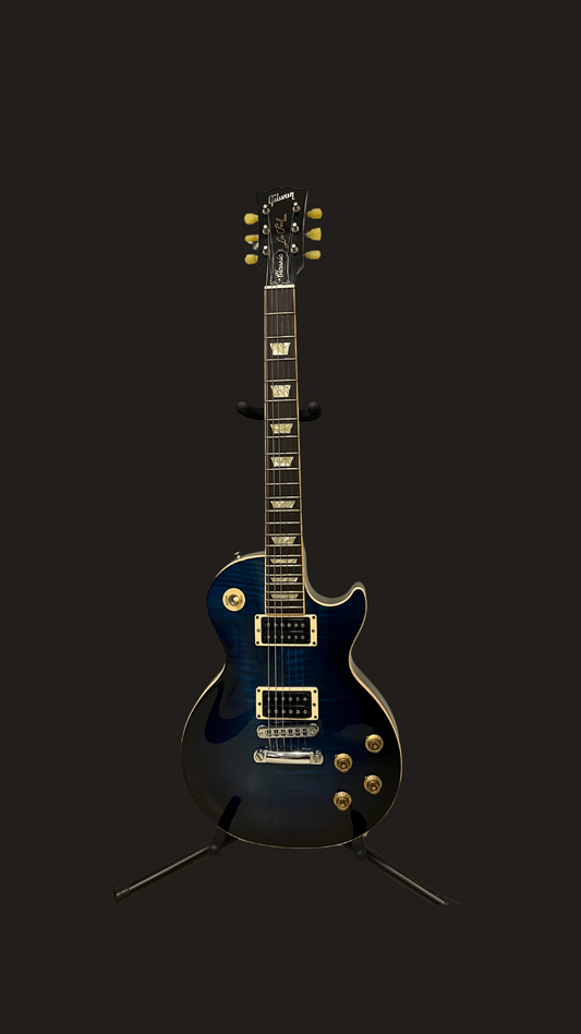 Gibson les paul classic blue flame(used)